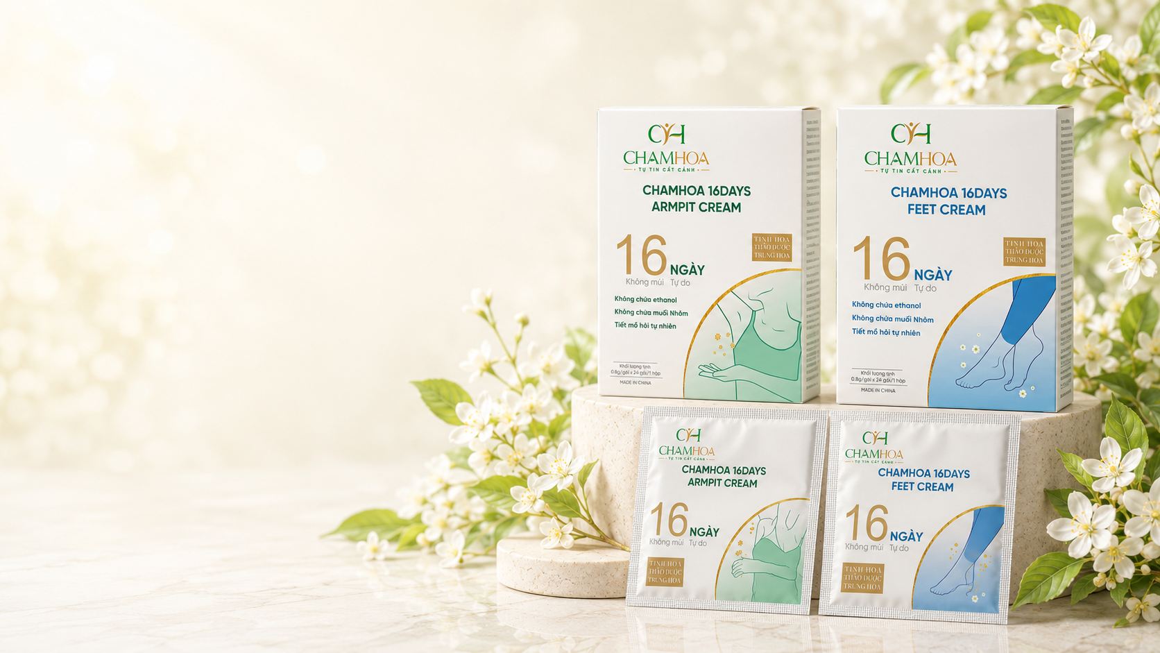 Bộ sản phẩm ChamHoa 16 Days